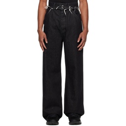 Black Big Fit Jeans 232460M186002