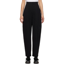 Black Tailored Trousers 232471F087001