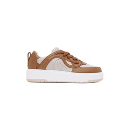 Brown   Taupe S Wave 1 Sneakers 232471F128002