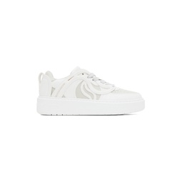 White   Gray S Wave 1 Sneakers 232471F128004