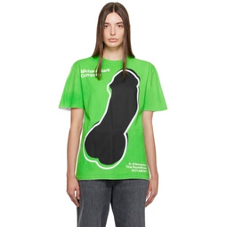White   Green Michael Clark Edition T Shirt 232477F110010