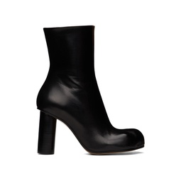 Black Paw Ankle Boots 232477F113015