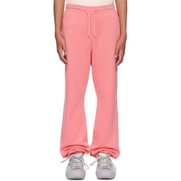 Pink Relaxed Sweatpants 232477M190002