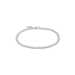 Silver Mini Curb Chain Bracelet 232481M142010