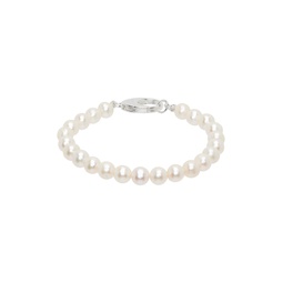White Classic Pearl Bracelet 232481M142014
