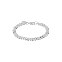 Silver Curb Chain Bracelet 232481M142016