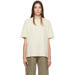 Beige Fade Out T Shirt 232482F110010