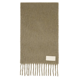 Taupe Oversize Scarf 232482M150007
