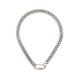 Silver Curb Chain Necklace 232490M145002