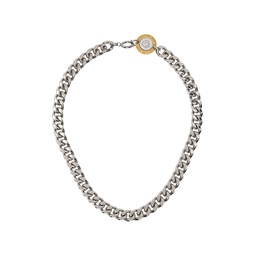 Silver Curb Chain Necklace 232490M145044
