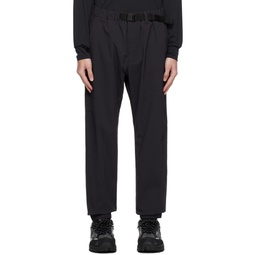 Black Belted Trousers 232493M191001
