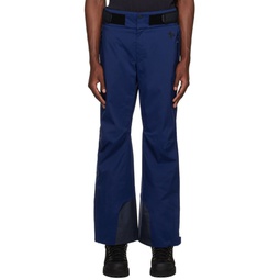 Blue G Solid Trousers 232493M191002