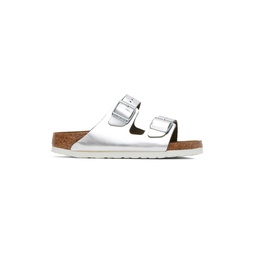 Silver Arizona Soft Footbed Sandals 232513F124004