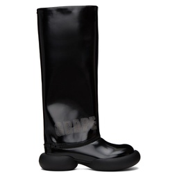 Black Detachable Boots 232523F115004