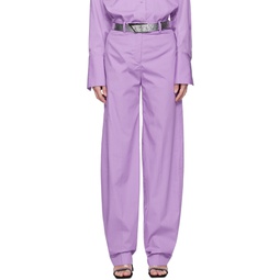 Purple Jagger Trousers 232528F087006