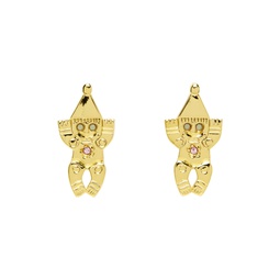 Gold Gnome Earrings 232529F022001