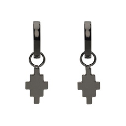 Black Cross Pendant Earrings 232539M144000