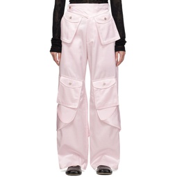 Pink Cargo44 Trousers 232549F087004