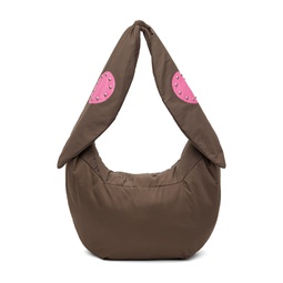 Brown Ball Knotted Bag 232549M170001