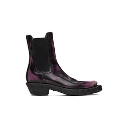 Black   Purple Venga Boots 232552M228001