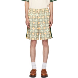 Green   Yellow Le Short Coquillage Shorts 232572M193000