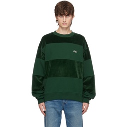 Green Le Sweatshirt A Bandes Sweatshirt 232572M204002