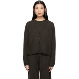 SSENSE Exclusive Brown The Abby Cardigan 232581F095025