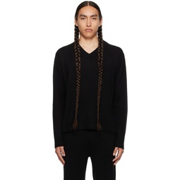 Black The Henri Sweater 232581M206000