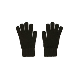 Khaki Ribbed Gloves 232594F012006