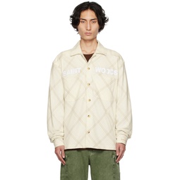 Off White Unlined Shirt 232597M192002