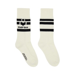 Off White Viby Logo Socks 232600F076008