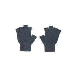 Gray Blaise Fingerless Gloves 232600M135006