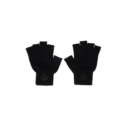 Black Blaise Fingerless Gloves 232600M135009