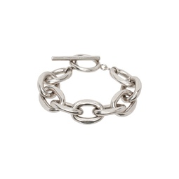 Silver Cable Chain Bracelet 232600M142019