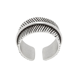 Silver Engraved Ring 232600M147006