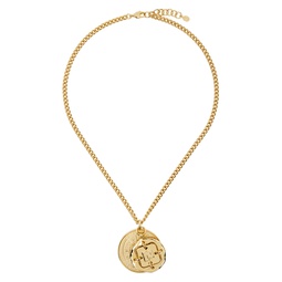 Gold Curb Chain Necklace 232605F023000