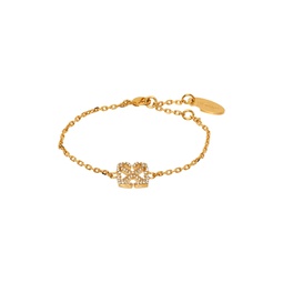 Gold Pave Arrow Bracelet 232607F020000