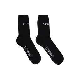 Black Small Logo Socks 232607F076001