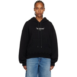 Black No Offence Hoodie 232607F097002