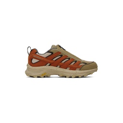 Green   Orange Moab Speed Zip GTX Sneakers 232607F128038