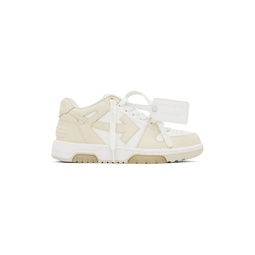 Beige   White Out Of Office Sneakers 232607F128051