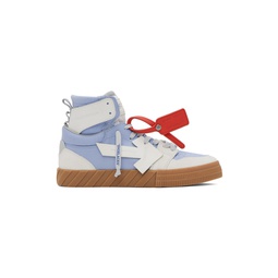 Blue   White Floating Arrow Sneakers 232607M236009