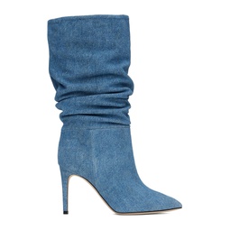 Blue Slouchy Boots 232616F113000