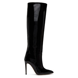 Black Stiletto Tall Boots 232616F115025