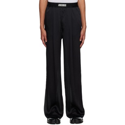 Black Patch Trousers 232617M191003