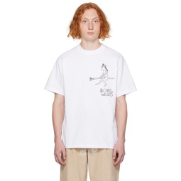 White Kai T Shirt 232621M213003
