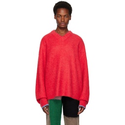 Red Zenya Sweater 232637M206000