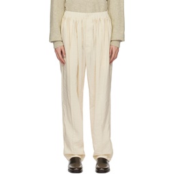 Off White Relaxed Trousers 232646M191015