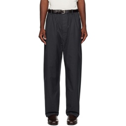 SSENSE Exclusive Navy Relaxed Trousers 232646M191037