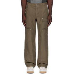Khaki Terrain Trousers 232647M191005